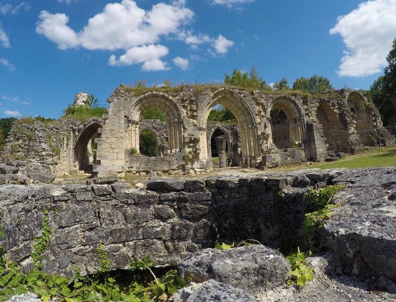Vauclair Abbey, Bouconville-Vauclair, France, France